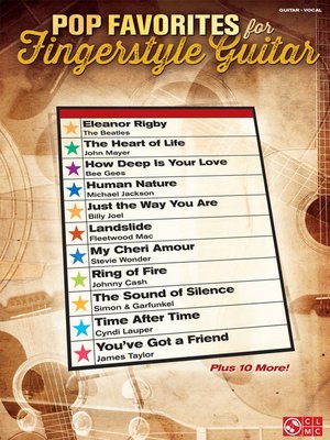 cover image of Pop Favorites for Fingerstyle Guitar